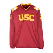 USC Trojans Men's 289c Cardinal V-Neck Pullover Jacket